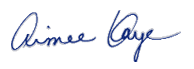 Aimee Kaye signature